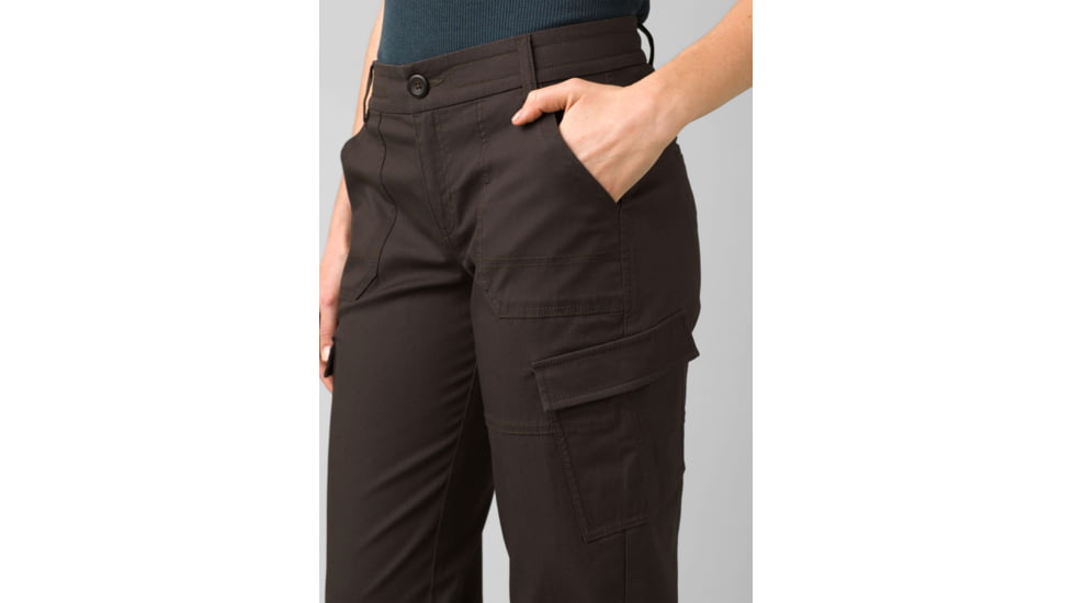 prAna Elle Cargo Pant - Womens, Dark Iron, 0, 1968351-020-RG-0