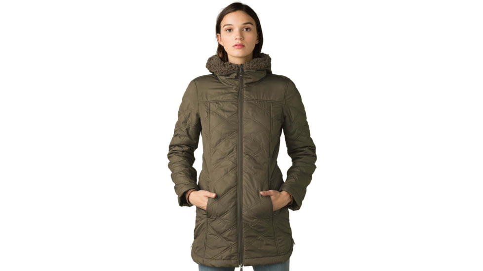 prAna Esla Coat, Slate Green, Large, 1962151-300-L