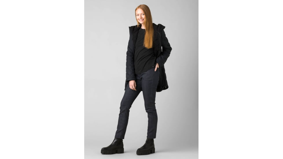 prAna Esla Coat - Womens, Black, Small, 1962151-001-S