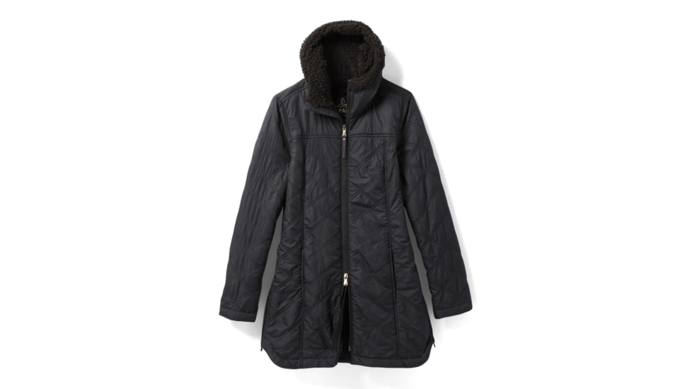 prAna Esla Coat - Womens, Black, Small, 1962151-001-S