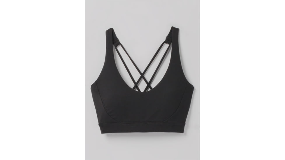 prAna Everyday Bra - Womens, Black, M, 1963111-001-M