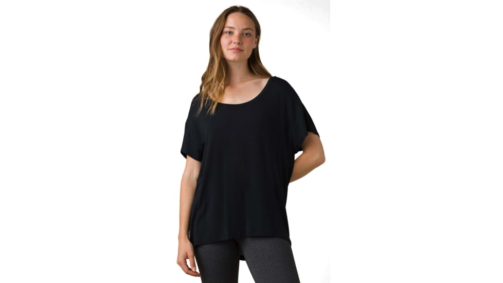 prAna Foundation Slouch Top - Womens, Black, M, 1963841-001-M