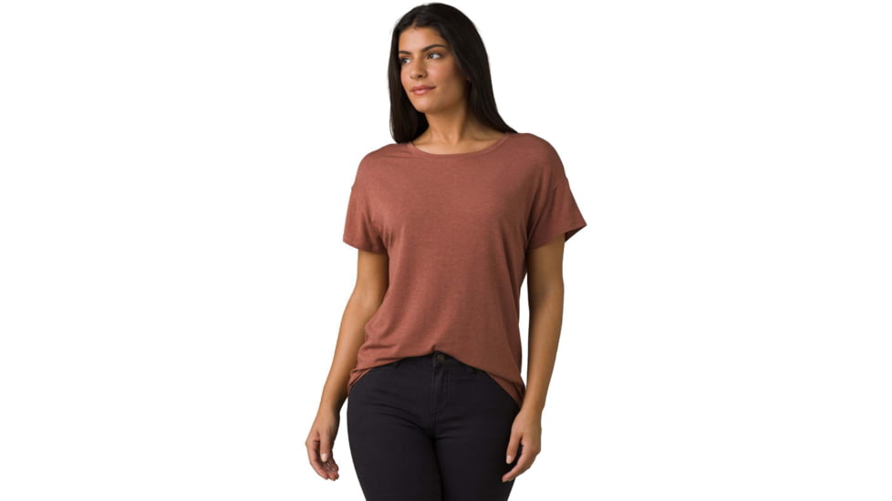 prAna Foundation Slouch Top - Womens, Terra Heather, M, 1963841-201-M