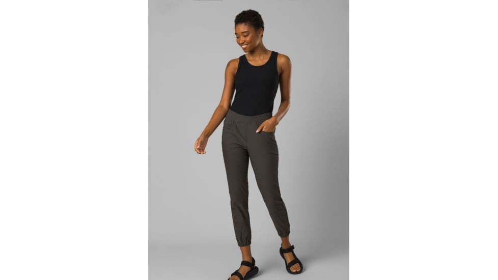 prAna Halle E-Waist Jogger II - Womens, Dark Iron, 6, 1971691-020-6