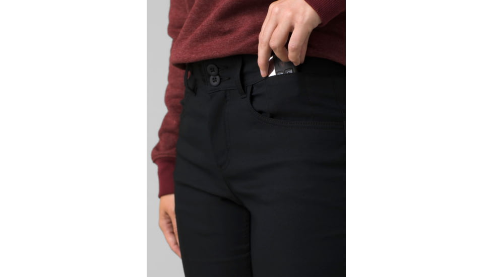 prAna Halle Pant II - Womens, Black, 0, 1971021-001-RG-0
