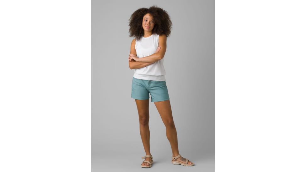 prAna Halle Short II - Women's, 2 US, Shoreline, 1971191-400-05-2