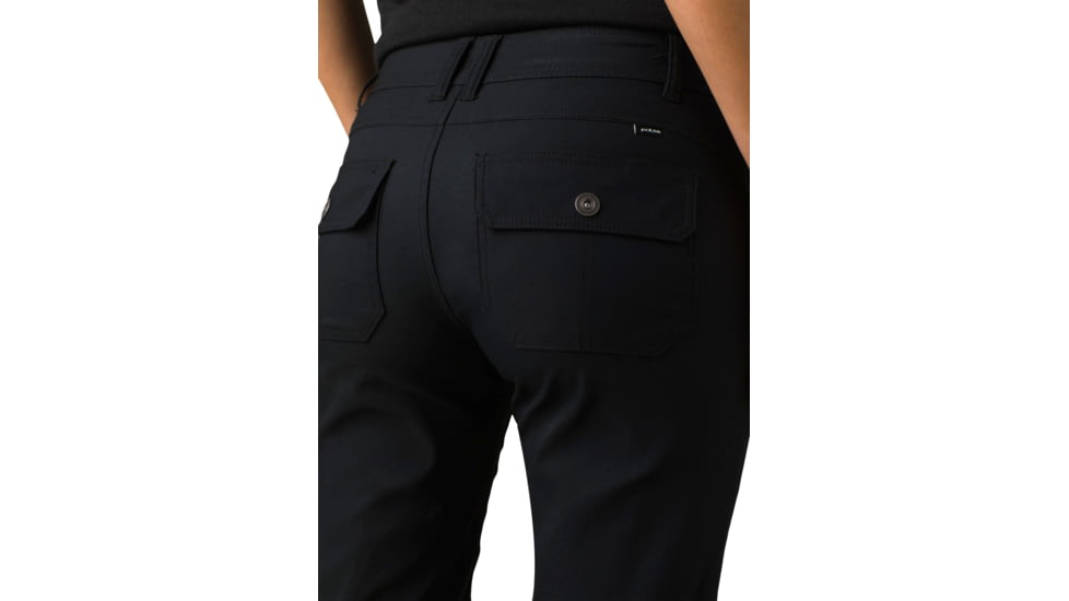 prAna Halle Straight Pant II - Womens, Black, 8, 1971031-001-RG-8