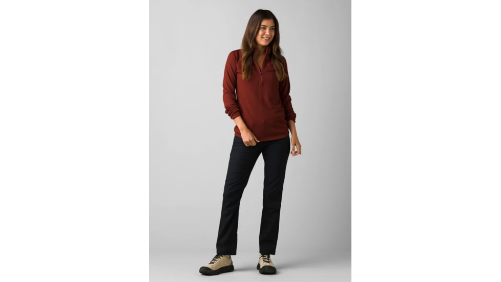prAna Halle Straight Pant II - Womens, Black, 8, 1971031-001-RG-8