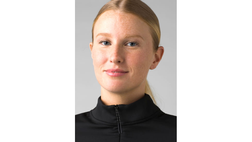 prAna Ice Flow Half Zip Top - Women's, Large, Black, 1967511-001-L