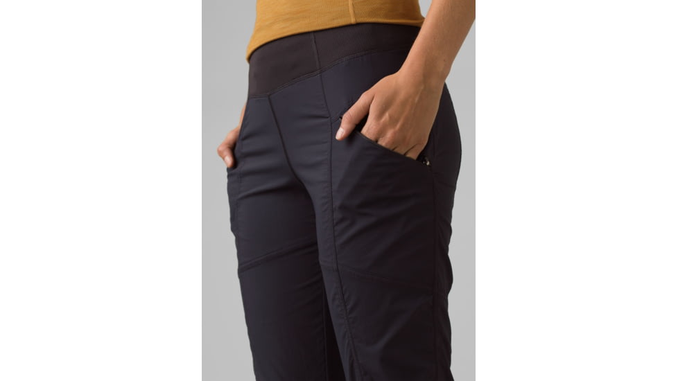 prAna Koen Pant Regular Pants, Black, Small, W4120RG43-BLK-S