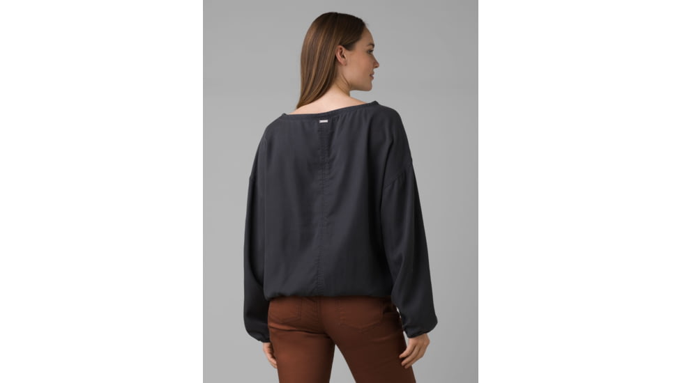 prAna Lavendar Bay Top - Womens, Coal, XS, 1970531-020-XS