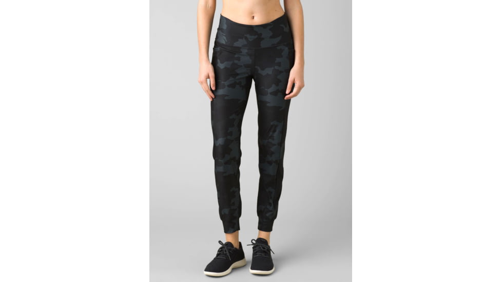 prAna Layna Jogger - Women's, Small, Multi Black Camo, 1972071-001-S