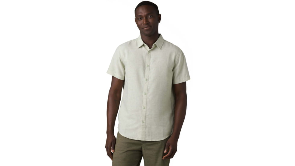 prAna Lindores Shirt - Mens, Coastal Sage, S, 1968801-300-ST-S