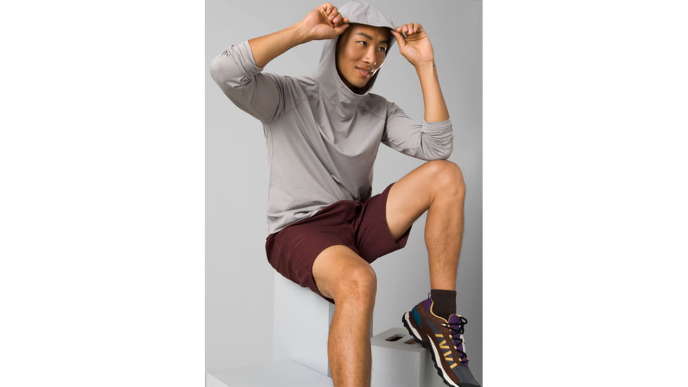 prAna Lost Sol Hoodies - Mens, Ashy, Extra Large, 1972391-020-ST-XL
