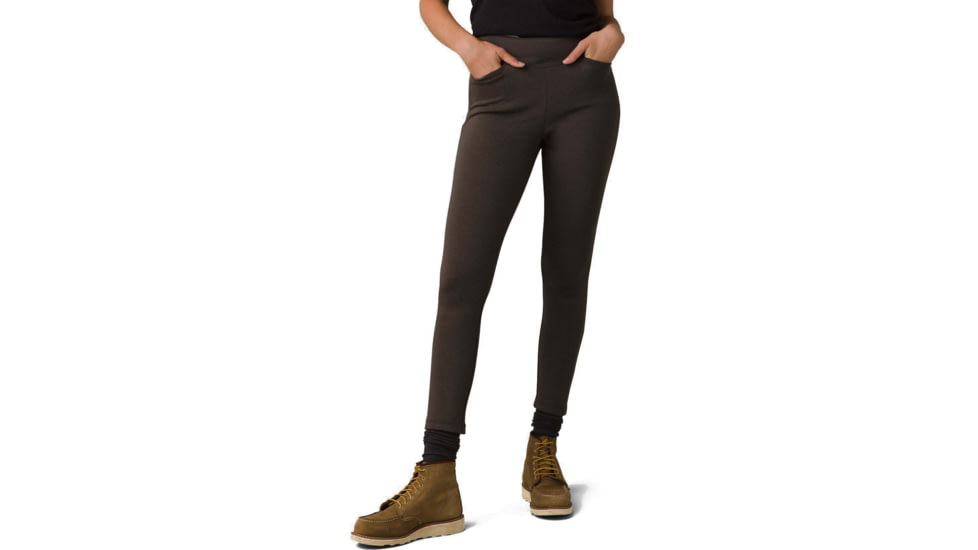 prAna Monte Baldo Legging Pants, Black Olive, Medium, 1961491-300-RG-M