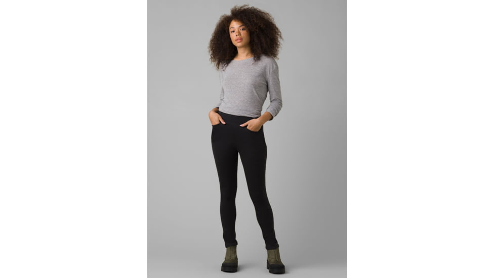 prAna Monte Baldo Legging Pants, Black, Medium, 1961491-001-RG-M