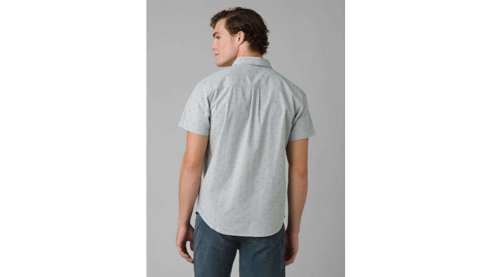 prAna Park Hill Shirt - Mens, Sea Mist, XL, 1968911-400-ST-XL