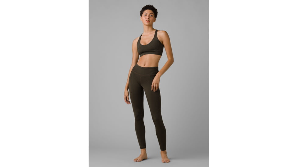 prAna Pillar 7/8 Legging Pants, Camel Heather, XSmall, 1963611-200-RG-XS