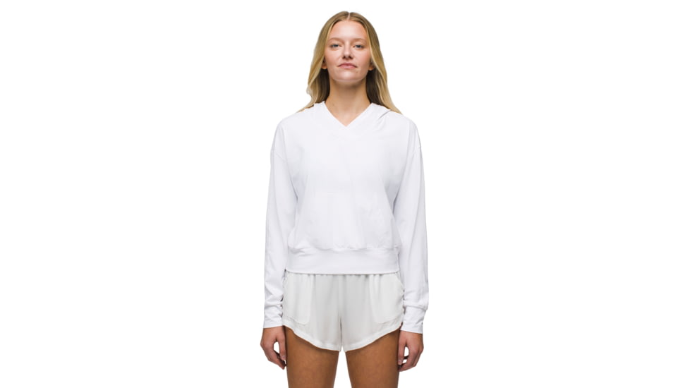 prAna Eileen Hoodie - Womens, White, L, 1968261-100-L