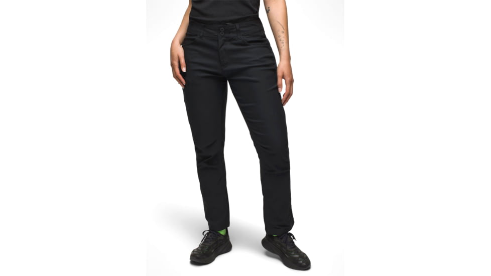 prAna Halle Straight Pant II - Womens, Tall Inseam, Black, 14, 1971031-001-TL-14
