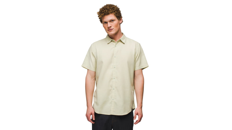 prAna Lindores Shirt - Mens, Pale Aloe, M, 1968801-301-ST-M