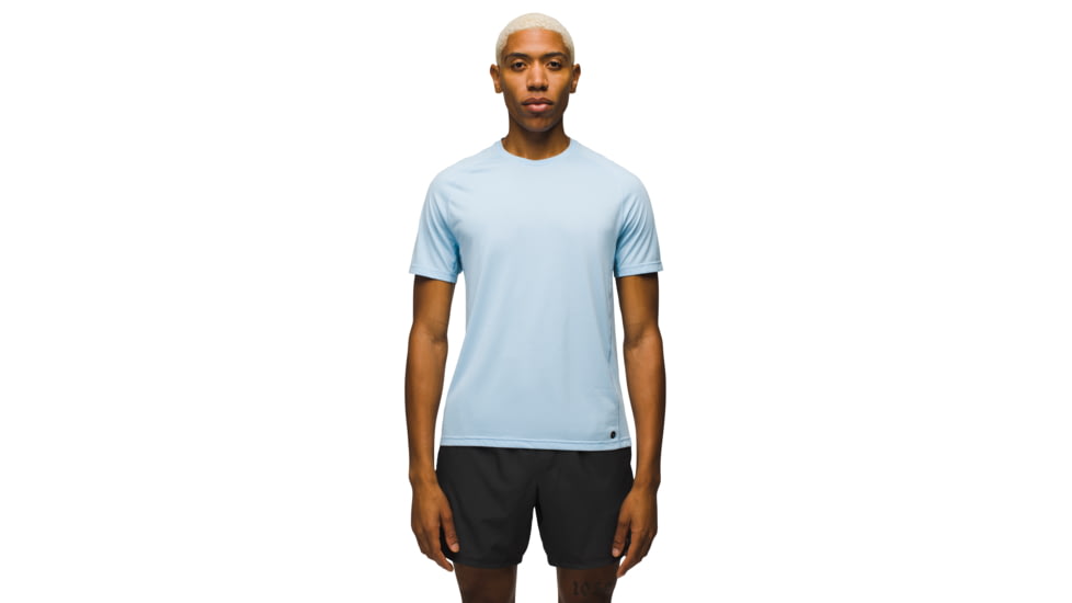 prAna Mission Trails Short Sleeve Tee - Mens, Crescent Bay, M, 1972681-406-ST-M