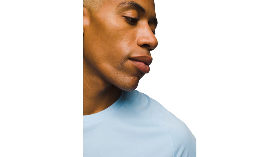 prAna Mission Trails Short Sleeve Tee - Mens, Crescent Bay, M, 1972681-406-ST-M