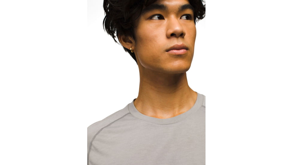 prAna Mission Trails Short Sleeve Tee - Mens, Grey, XXL, 1972681-022-ST-XXL