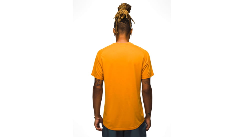 prAna Mission Trails Short Sleeve Tee - Mens, Ochre Star, XL, 1972681-802-ST-XL