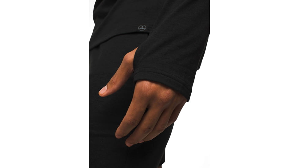 prAna prAna Altitude Tracker 1/4 Zip II - Mens, Black, S, 1972591-001-ST-S