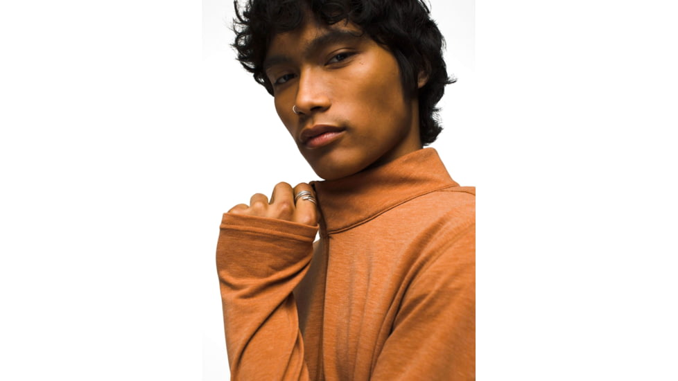 prAna prAna Altitude Tracker 1/4 Zip II - Mens, Clay, XXL, 1972591-200-ST-XXL