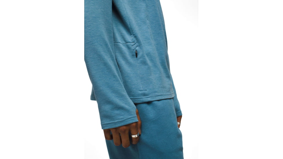 prAna prAna Altitude Tracker 1/4 Zip II - Mens, High Tide, XL, 1972591-404-ST-XL