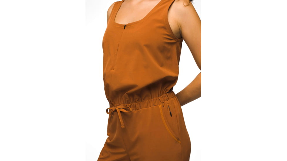 prAna Railay Jumpsuit - Womens, Clay, L, 1965231-202-L
