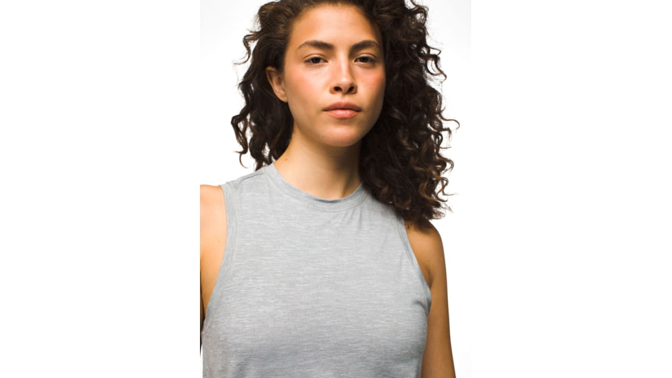 prAna Sol Searcher Tank - Womens, Heather Grey, Large, 1971751-020-L