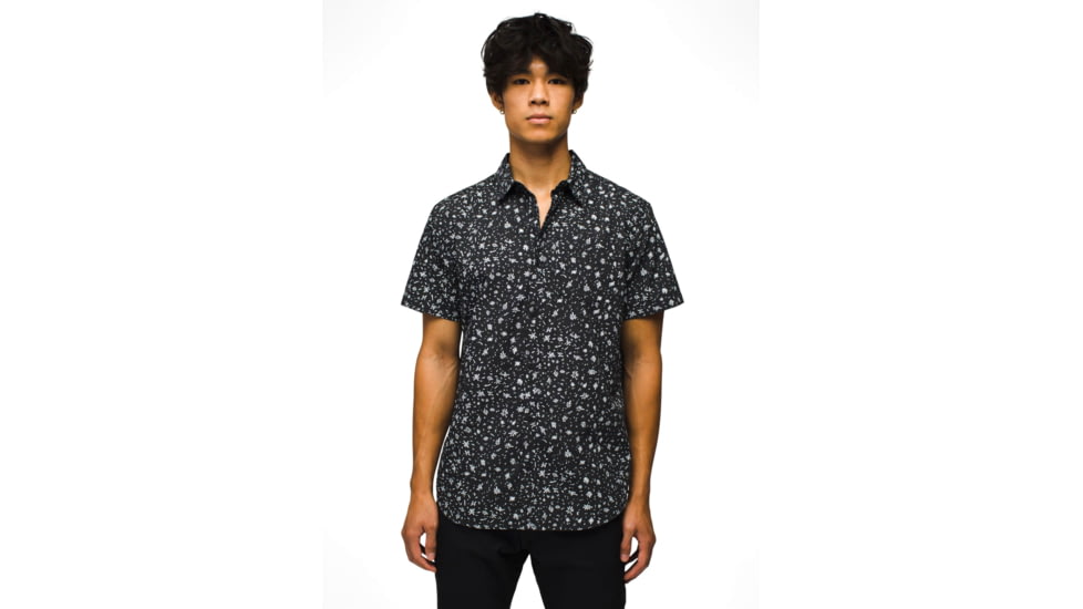 prAna Stimmersee Shirt Standard Fit - Mens, Black Above, M, 1970111-002-ST-M