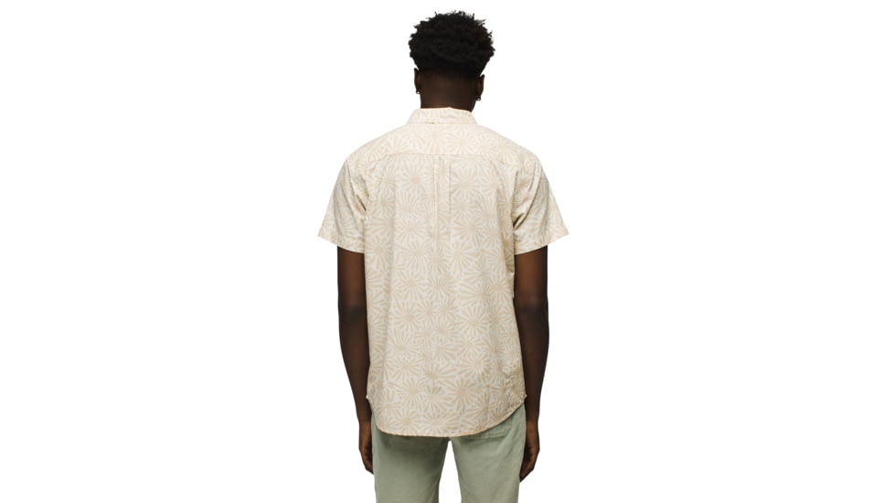 prAna Stimmersee Shirt Standard Fit - Mens, Chalk Stretch, S, 1970111-101-ST-S