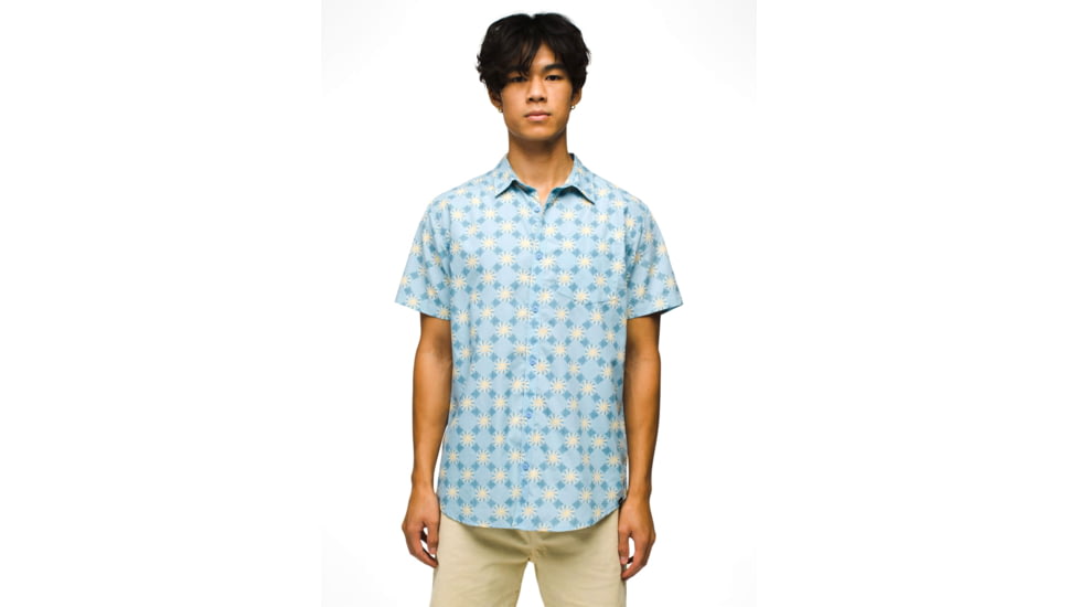 prAna Stimmersee Shirt Standard Fit - Mens, Crescent Bay Sol, XL, 1970111-408-ST-XL