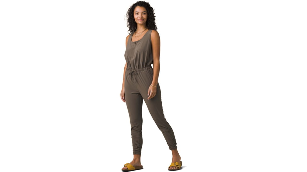 prAna Railay Jumpsuit - Women's, Large, Slate Green, 1965231-301-L