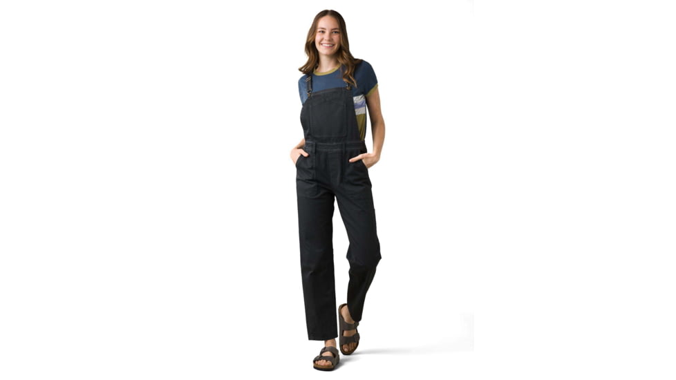 prAna Sancho Overalls - Women's, Extra Small, Charcoal, 1968331-020-XS