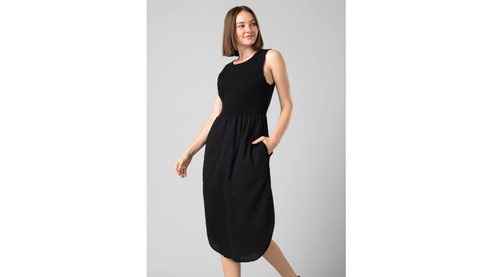 prAna Seakissed Dress - Womens, Black, Medium, 1973341-001-M