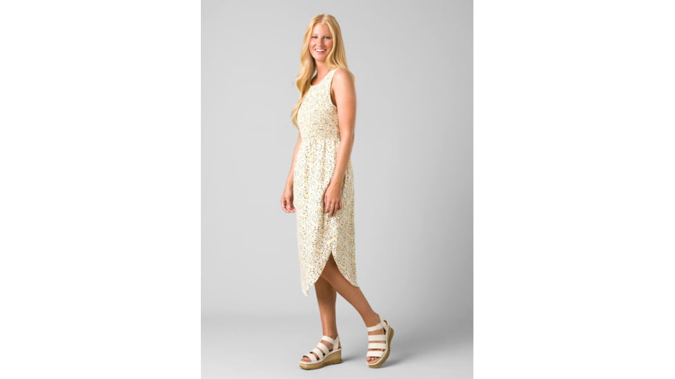 prAna Seakissed Dress - Womens, Canvas Alotta Dots, Extra Small, 1973341-250-XS