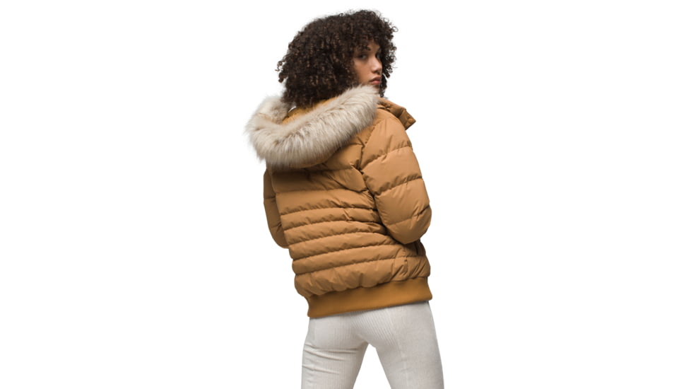 prAna Shiroma Bomber Jacket - Womens, Camel, Extra Small, 2045871-200-XS