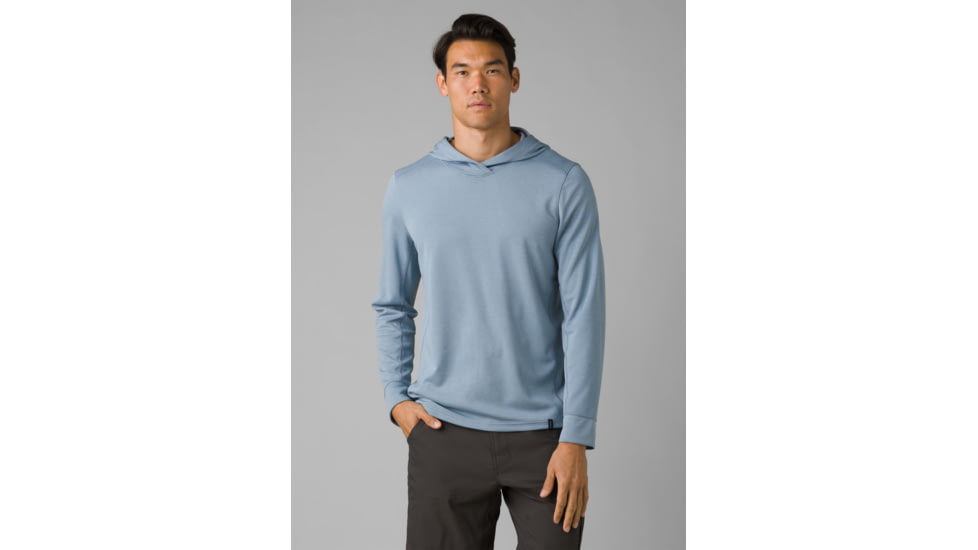 prAna Sol Defender Hoodie - Mens, Sea Mist, M, 1965731-400-SL-M