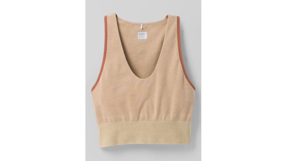 prAna Sopra Seamless Crop Top - Womens, Coastal Sage, XS, 1970341-300-XS