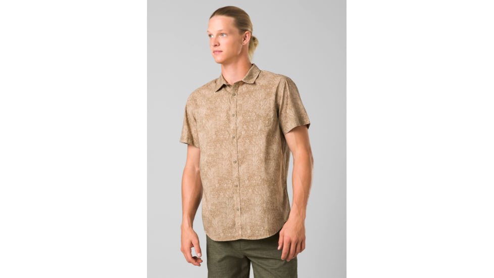 prAna Stimmersee Shirt - Mens, Sandbar Yucca, Extra Large, 1970111-250-ST-XL
