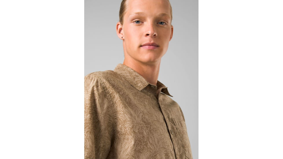 prAna Stimmersee Shirt - Mens, Sandbar Yucca, Extra Large, 1970111-250-ST-XL