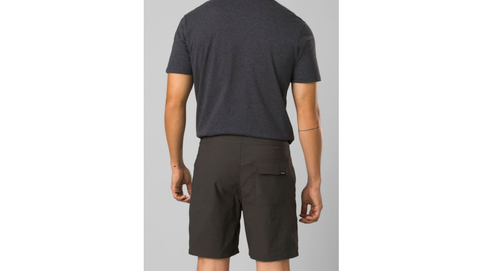 prAna Stretch Zion Hybrid Short II - Mens, Dark Iron, 32, 1972541-020-07-32
