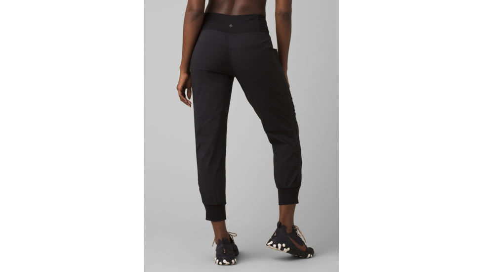 prAna Summit Jogger Pants - Womens, Solid Black, L, 1963671-002-RG-L