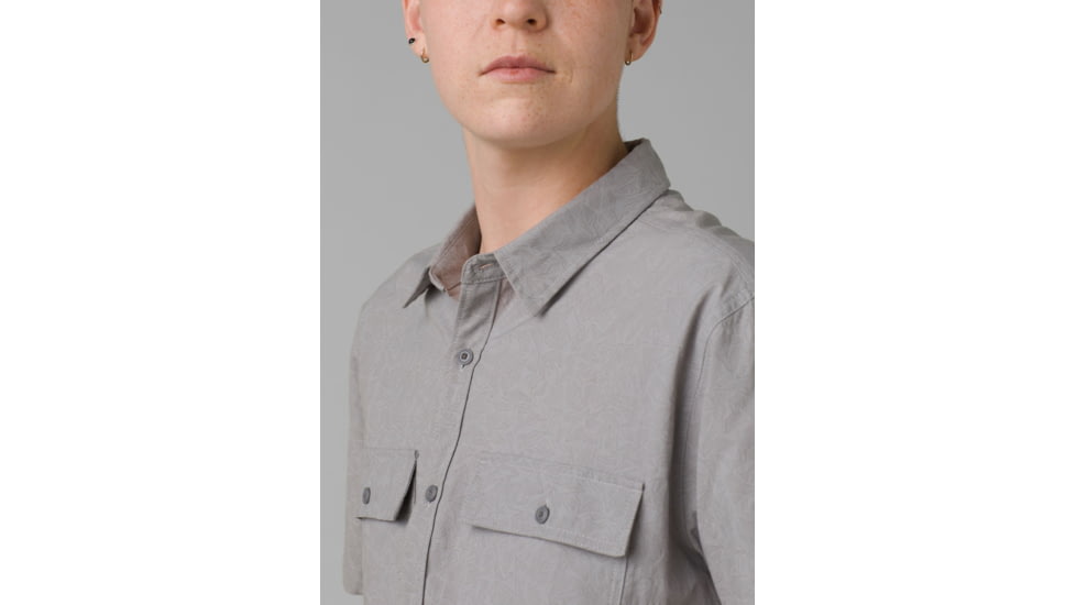 prAna Sutherlin Shirt, Alloy Range, Medium, 1965571-020-SL-M