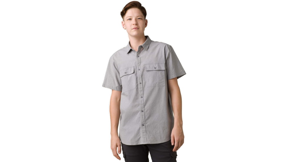 prAna Sutherlin Shirt, Alloy Range, Medium, 1965571-020-SL-M